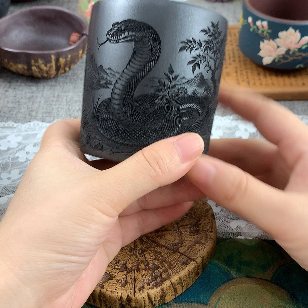 紫砂茶杯高端主人杯