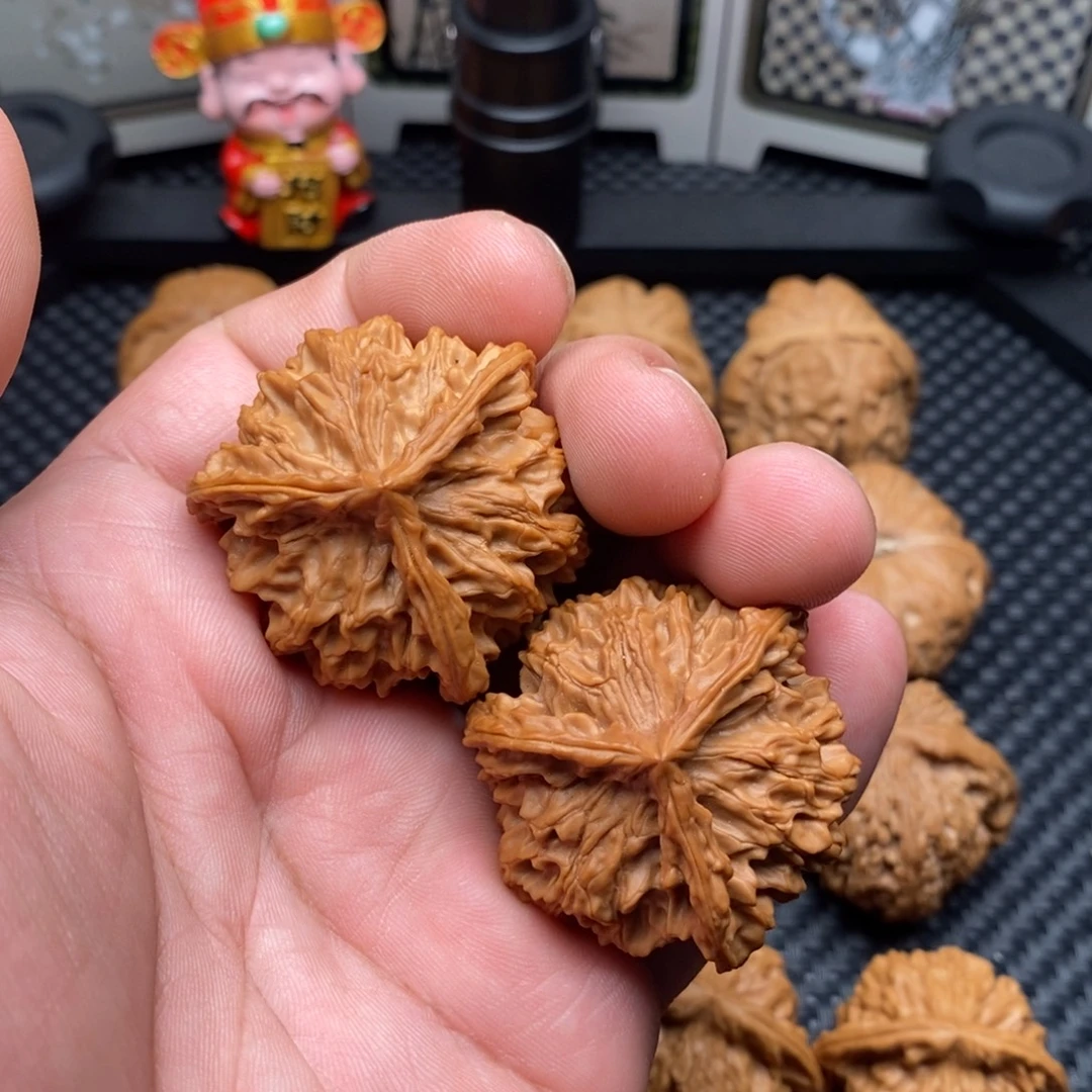 把件文玩核桃盘山三棱41尺