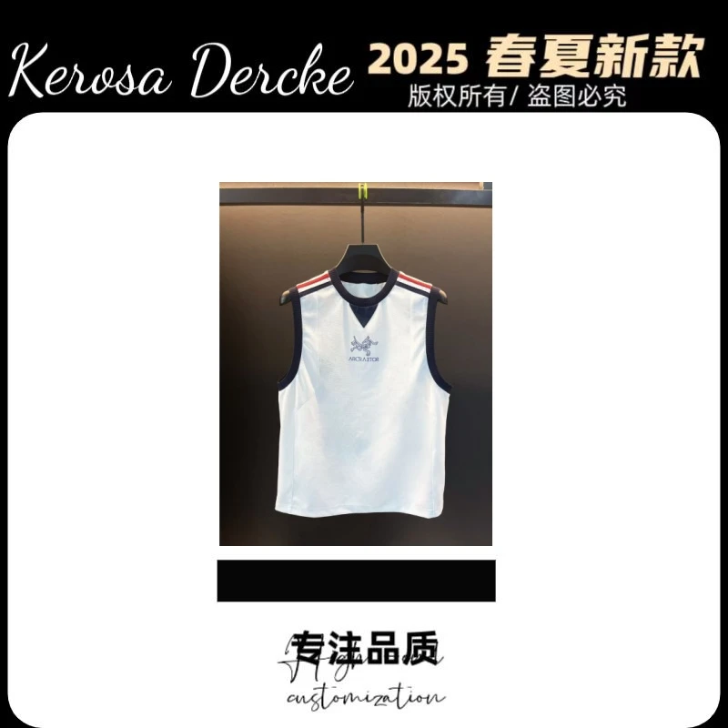 Kerosa Dercke【金9专属- L267】25年夏季新款化石鸟轻薄坎肩背心