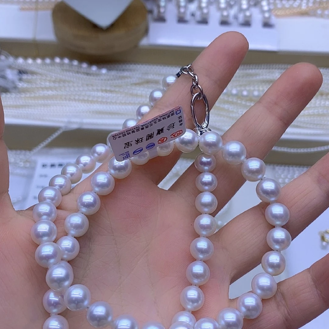 淡水珍珠颈饰未镶嵌一**金