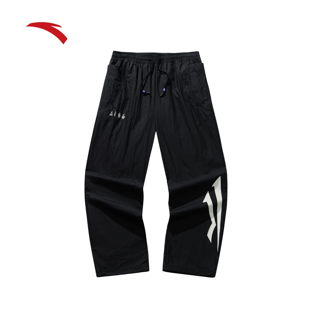 安踏凯里·欧文系列丨潮流美式休闲长裤男款直筒阔腿裤172531513