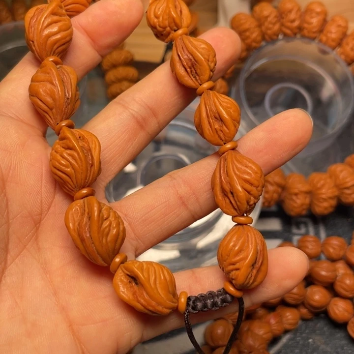 桃核手串龙纹桃核18