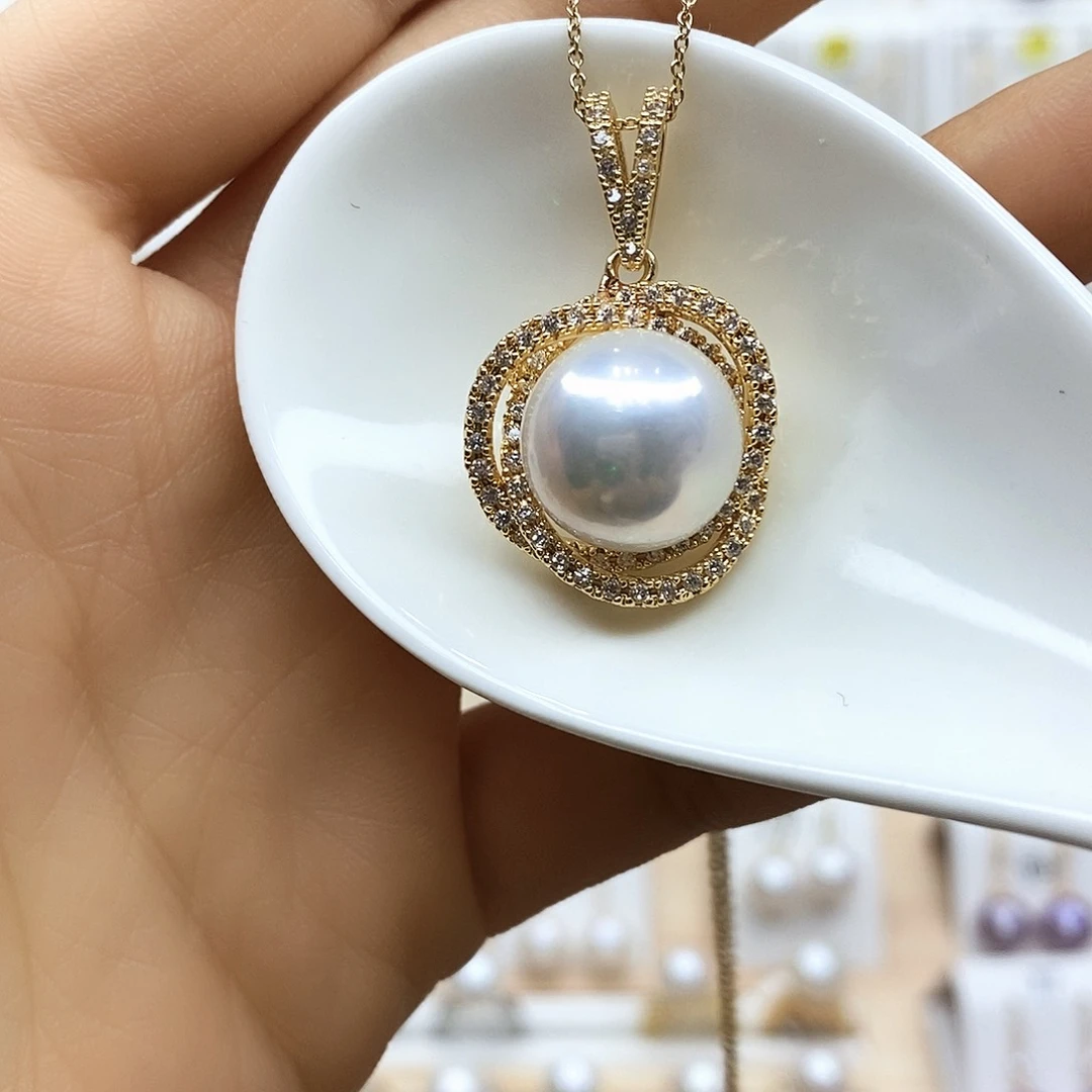 淡水珍珠颈饰合金