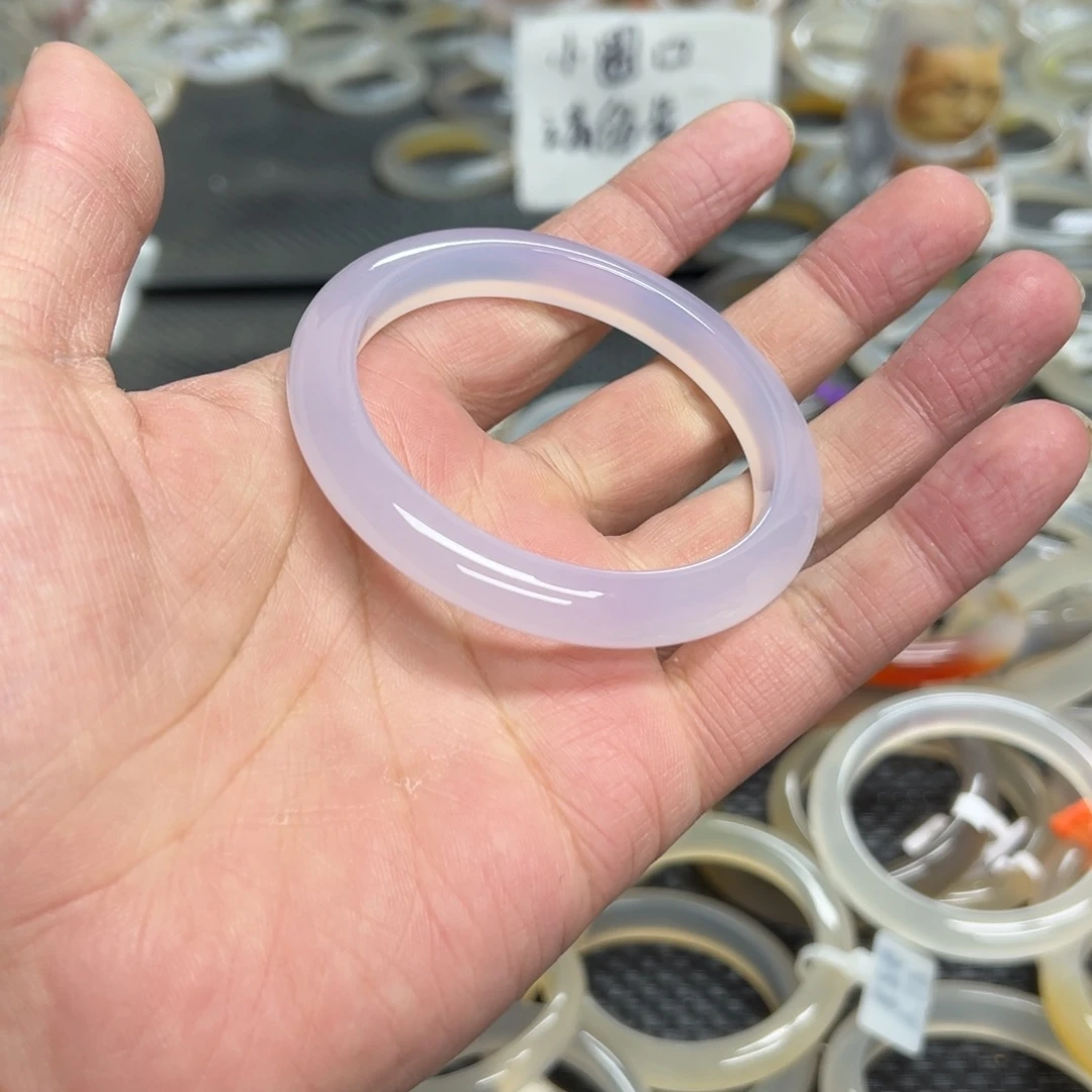 玛瑙/玉髓手镯未镶嵌5859圈口