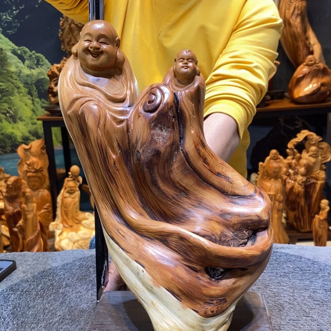 柏木（崖柏）太行崖柏根雕摆件