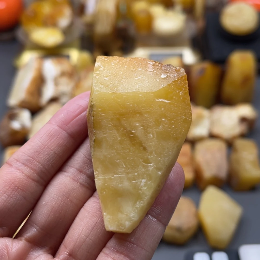 【闪购商品】定制琥珀未镶嵌天然琥珀蜜蜡原石定制