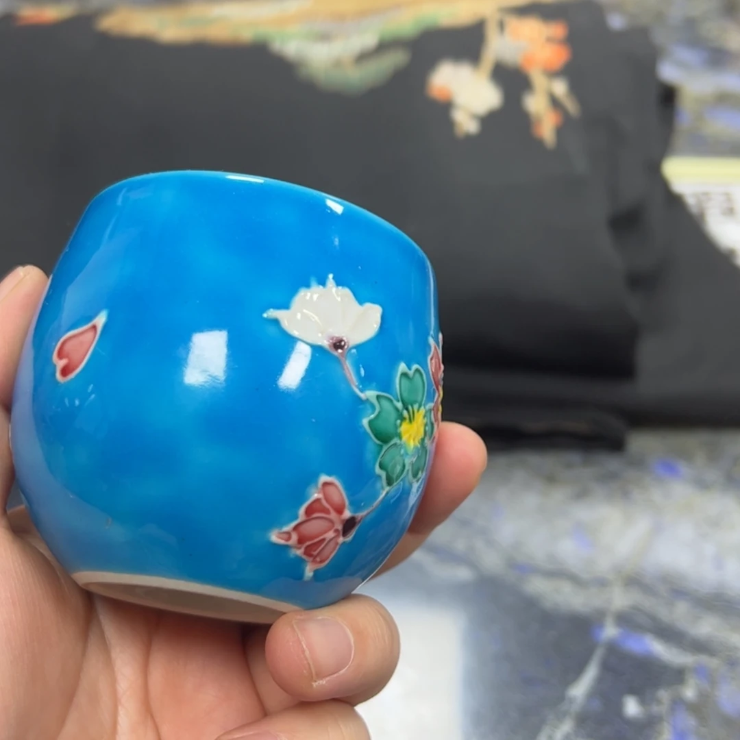 【闪购商品】团****员陶瓷马克杯带盖勺