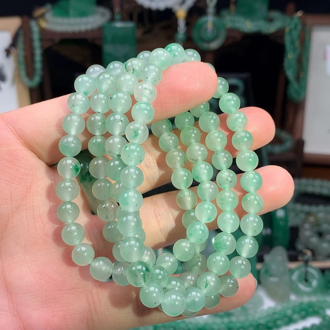 石英质玉项链未镶嵌7.2加长款项链