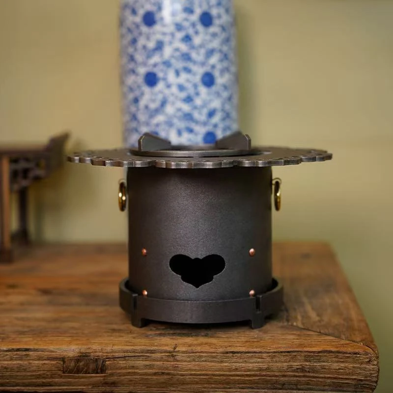 心形圆炉炭火煮茶炉