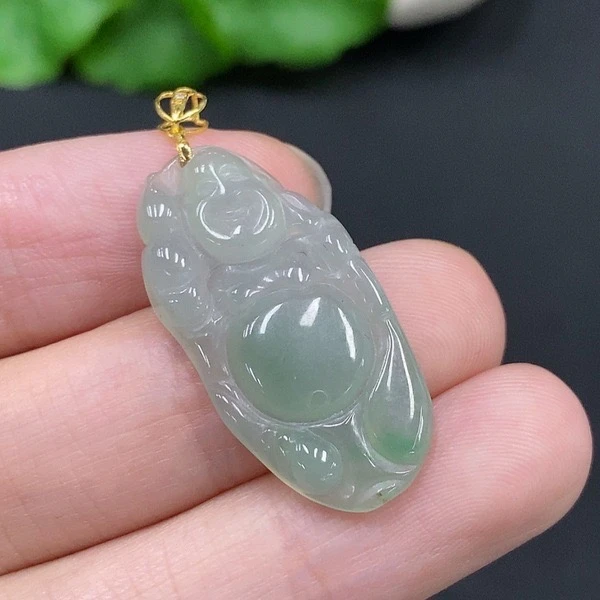 M50-天然A货翡翠-佛公