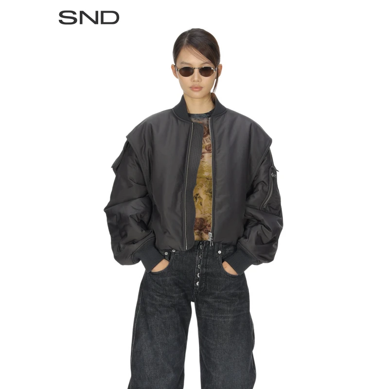【JEAN PAUL GAULTIER设计师品牌】SND AW25 隐藏式连帽外套