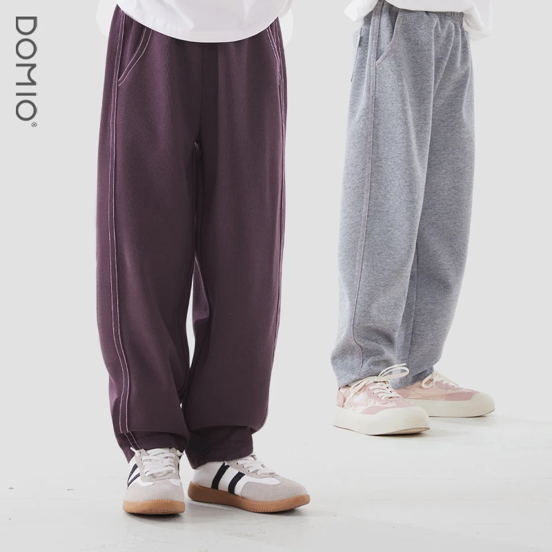 女童裤子2025春秋新款儿童休闲裤运动裤中大童加绒加厚阔腿裤童装