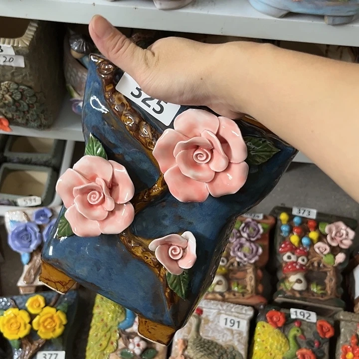 紫砂花盆粗陶材质多肉花盆