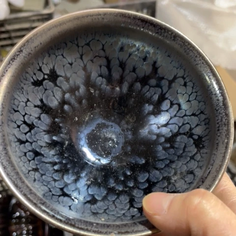 茶盏猫**咪建阳建盏微瑕油滴