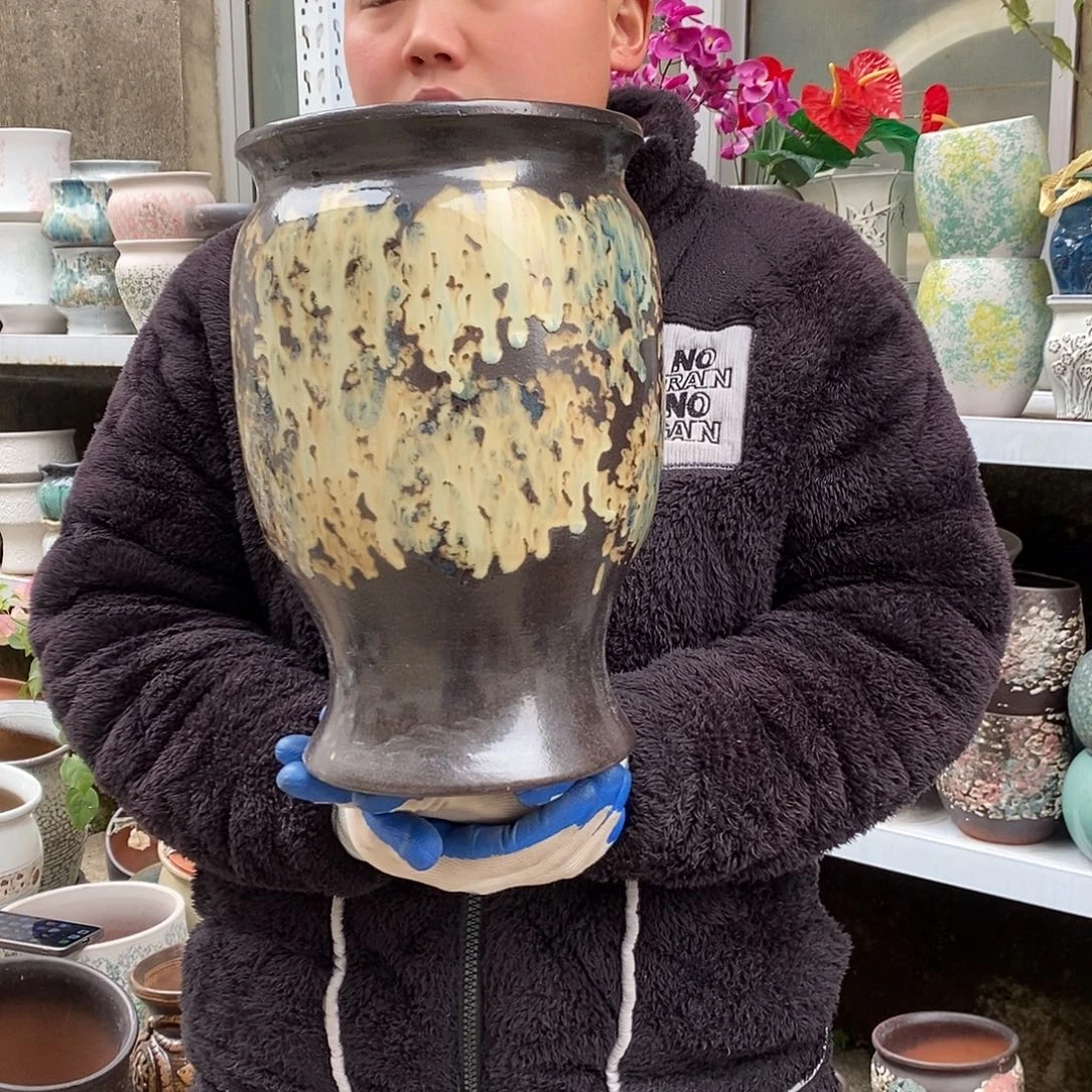 花盆紫砂口20高31福利