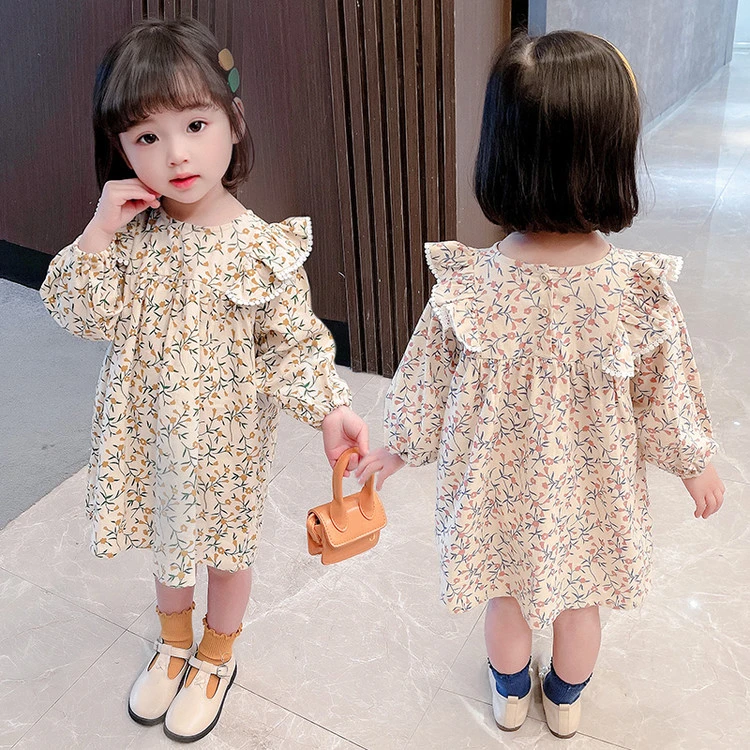 喜遇XIYU&连衣裙甜美春秋碎花碎花女童中小童