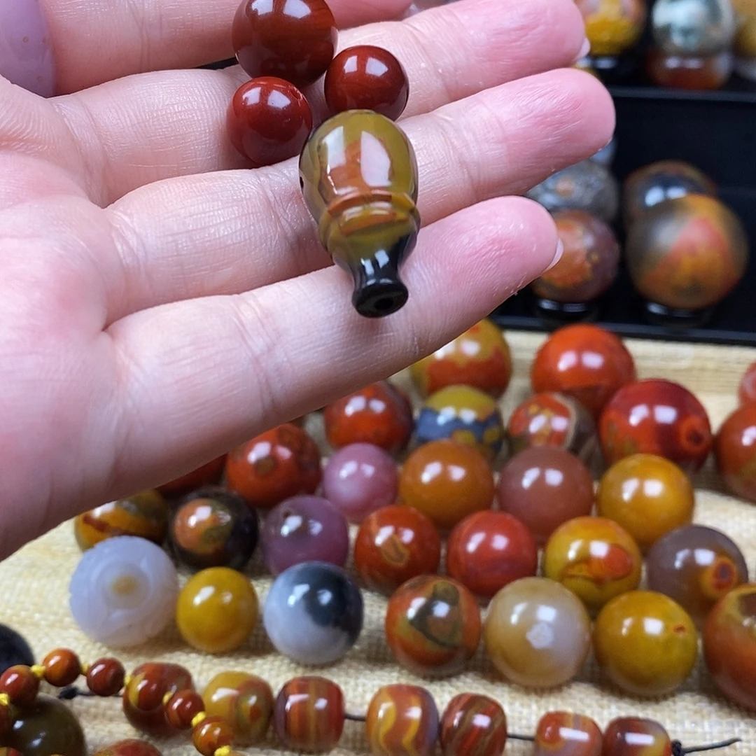 -***-玛瑙/玉髓未镶嵌108粒