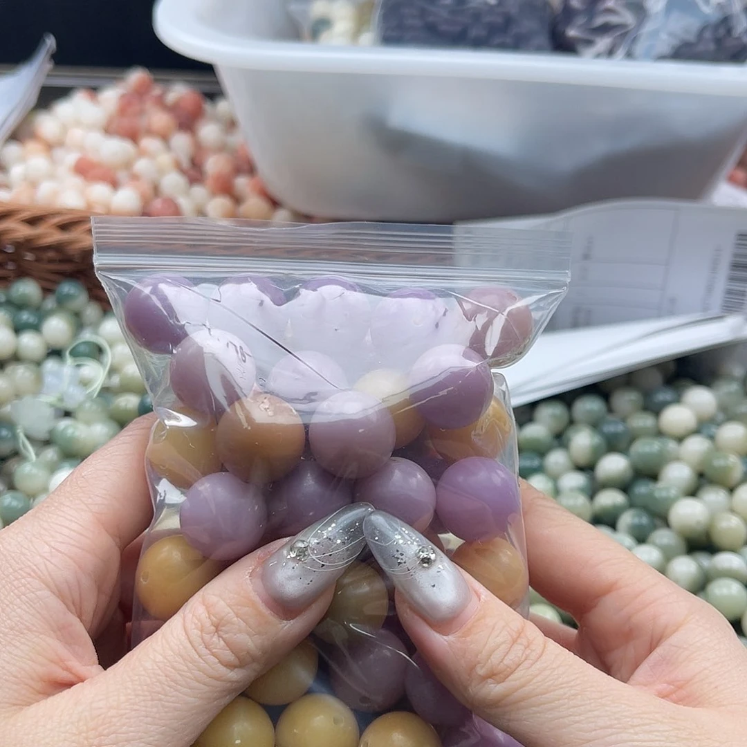 白玉菩提吊坠z瑕疵16mm/10+5颗