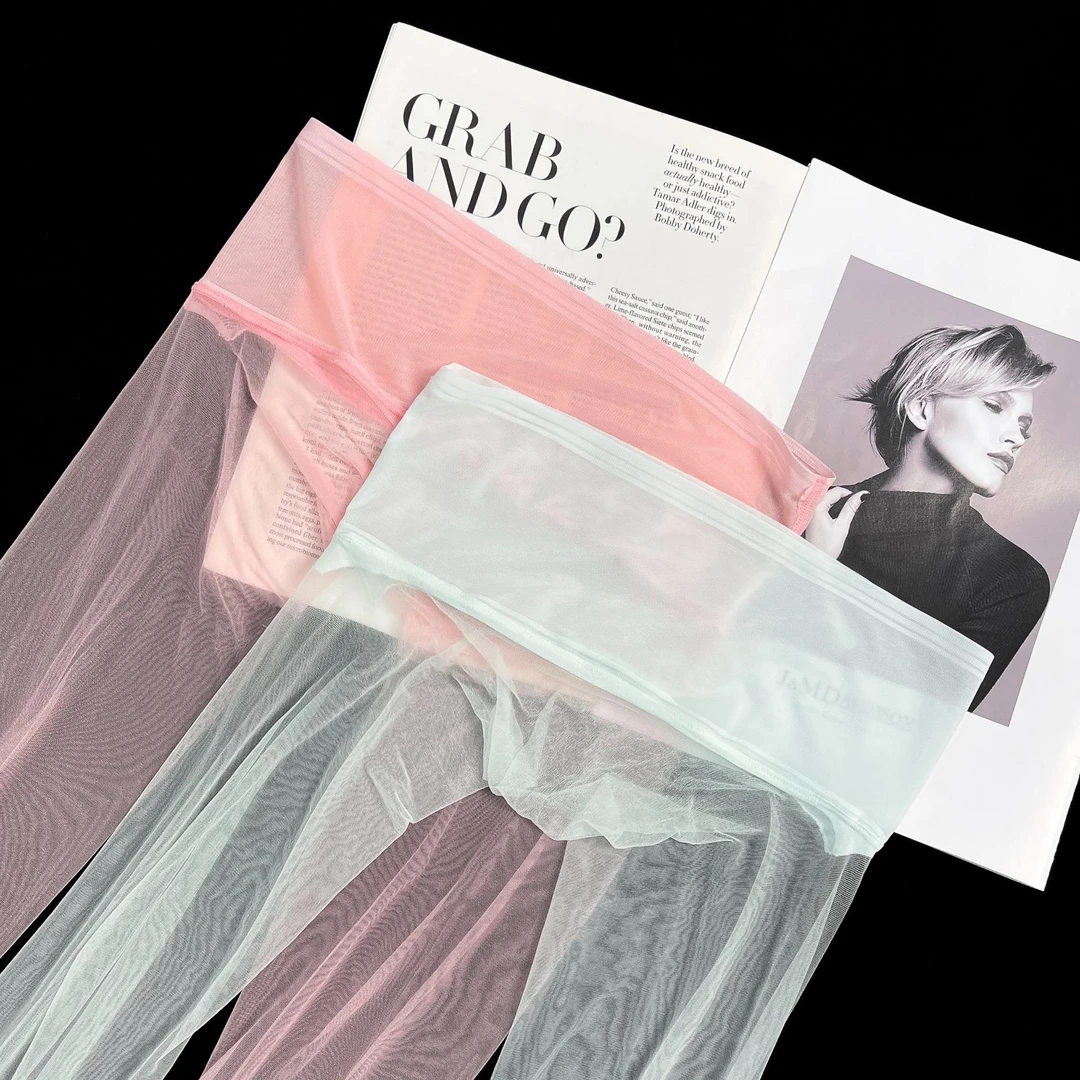 夏季绿色美肤薄荷曼波丝袜细腻丝滑哑光高级连裤袜超薄款高透袜子