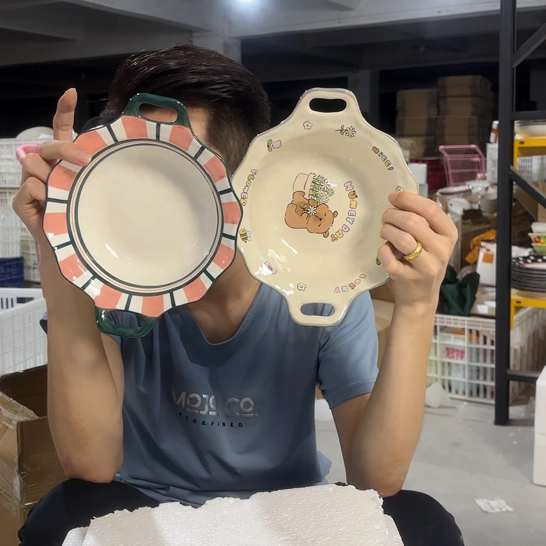 瓷微瑕陶瓷餐具釉下彩