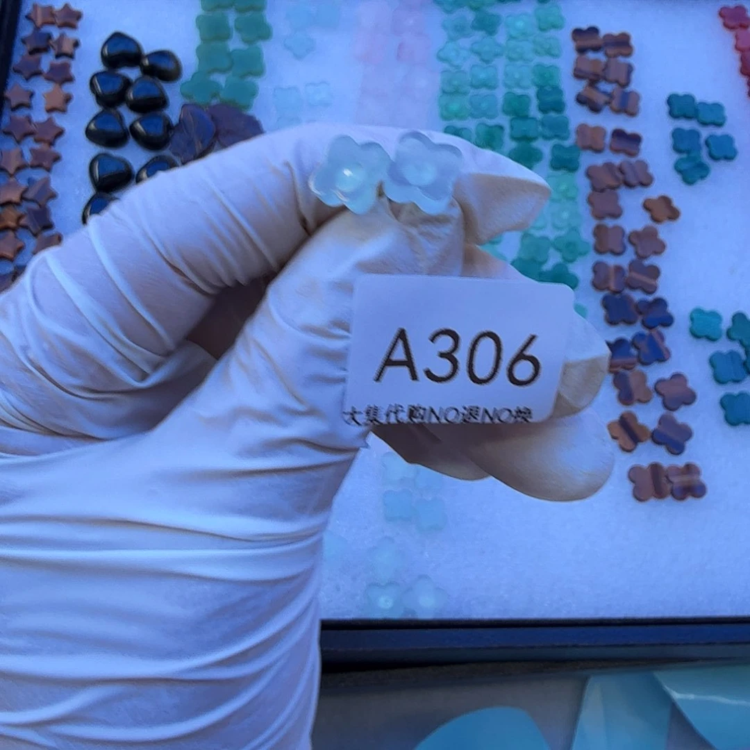 烟晶手链未镶嵌笨*海蓝宝