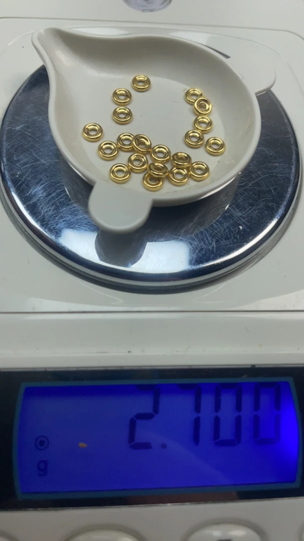 足金999配饰隔片