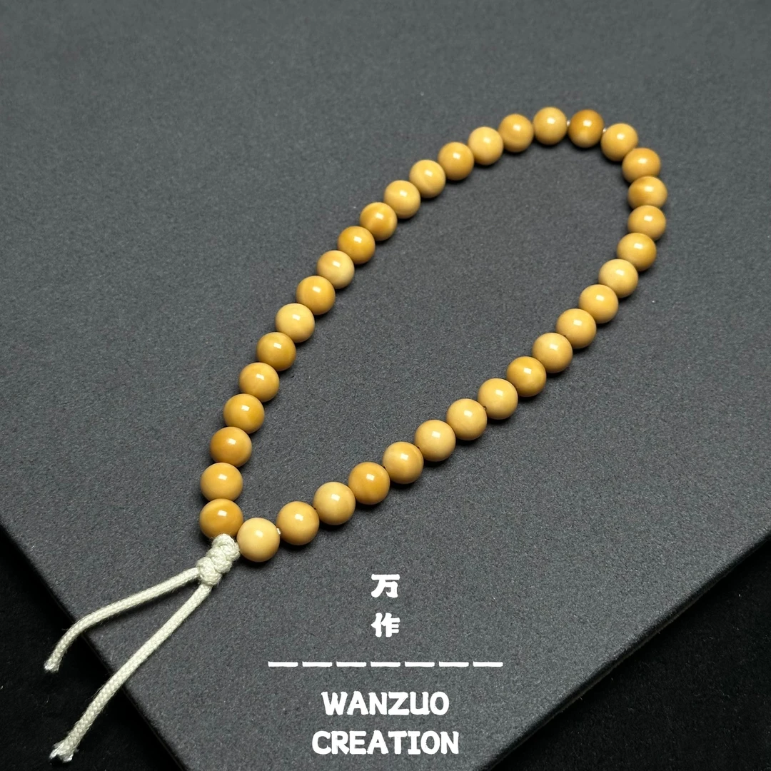 龙脊菩提8mm圆珠手持款带钥匙孔纯天然原生态老料龙脊龙骨菩提