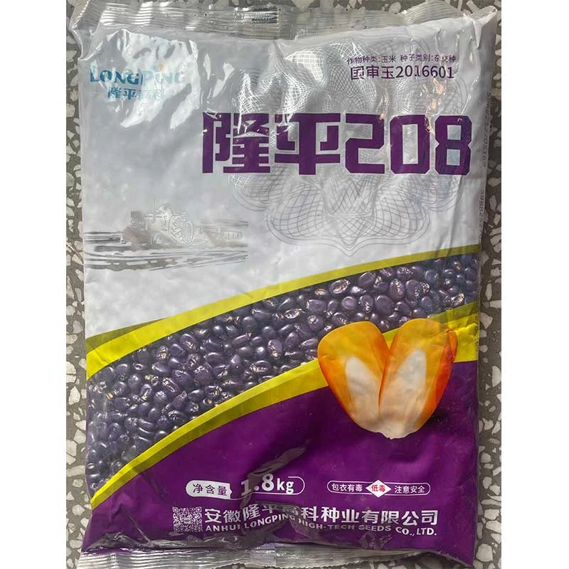 正品国审隆平208玉米种子白轴抗旱抗倒高产多打粮封顶性好