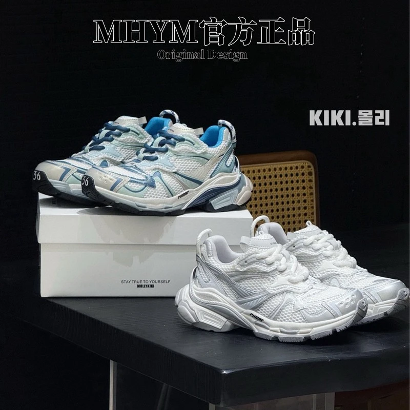 复古厚底巴黎老爹鞋女ins潮2025夏季新款小众拼色增高休闲运动鞋