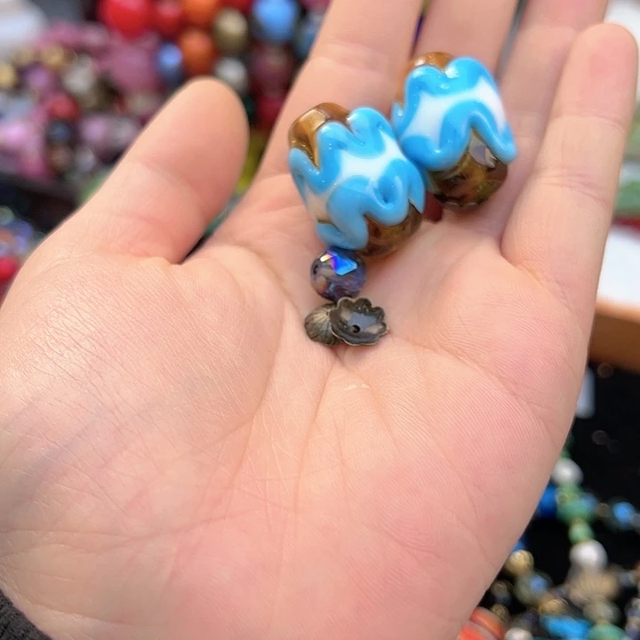 琉璃颈饰✨***✨编号156 耳钩