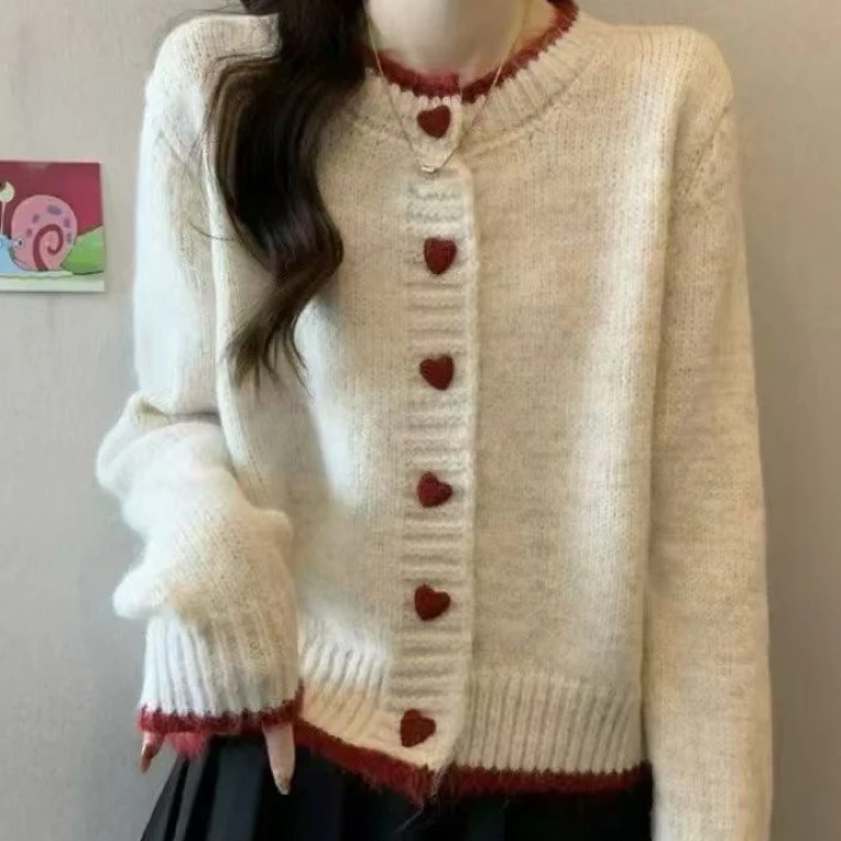 【301-350】毛衣针织开衫套头厚款长袖圆领女装