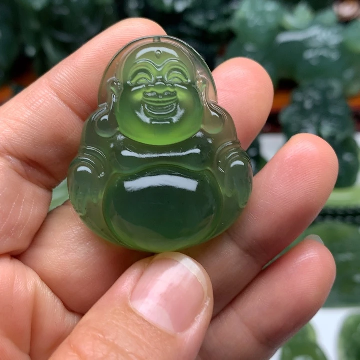 愚***见蛇纹石玉未镶嵌颈饰