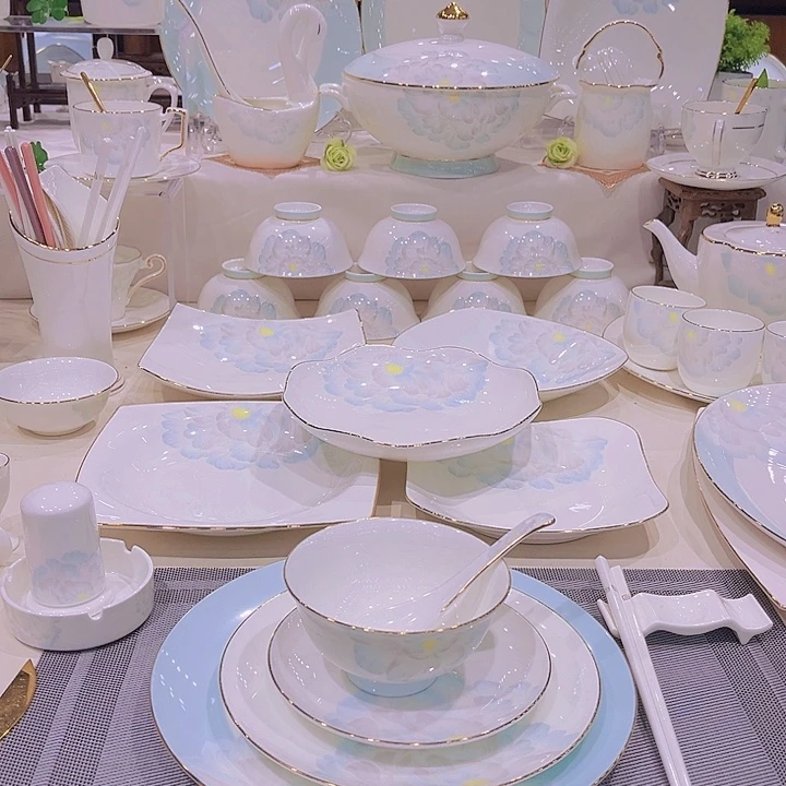 45%以上骨粉骨瓷邂逅餐具套餐