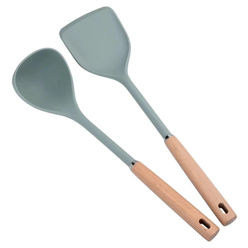 厨房硅胶铲汤勺不粘锅耐高温