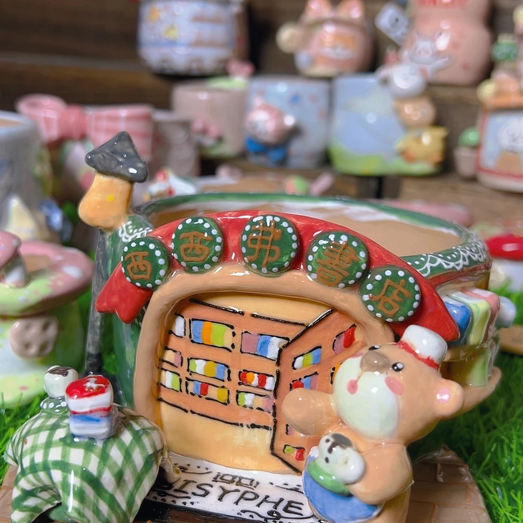 红陶浅**福老梧家多肉花盆