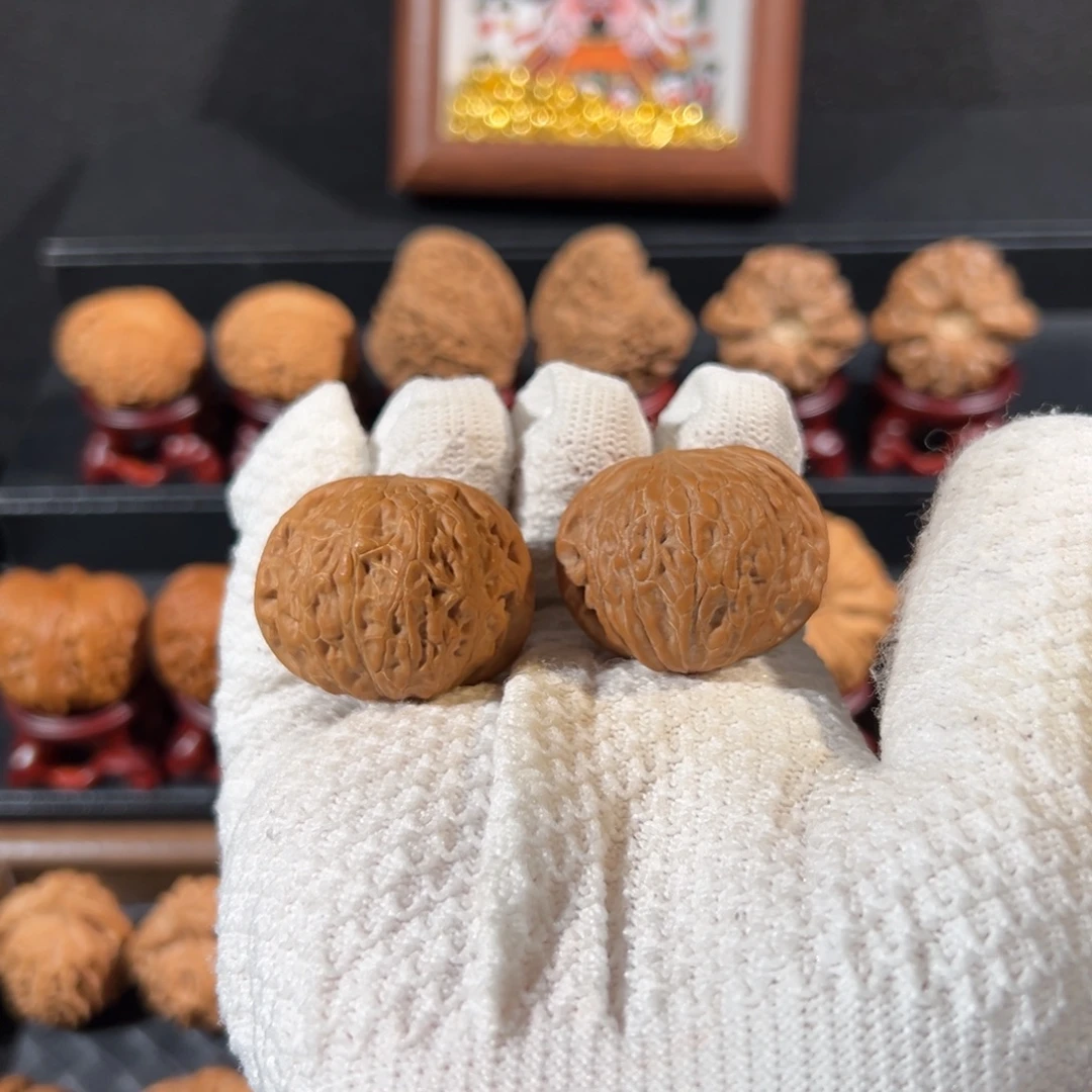 把件文玩核桃矮桩铁锤37+