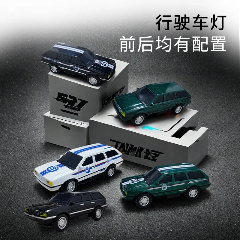 米兜兜桌面迷你解压玩具桑塔纳旅行版合金遥控车电动儿童玩具礼物