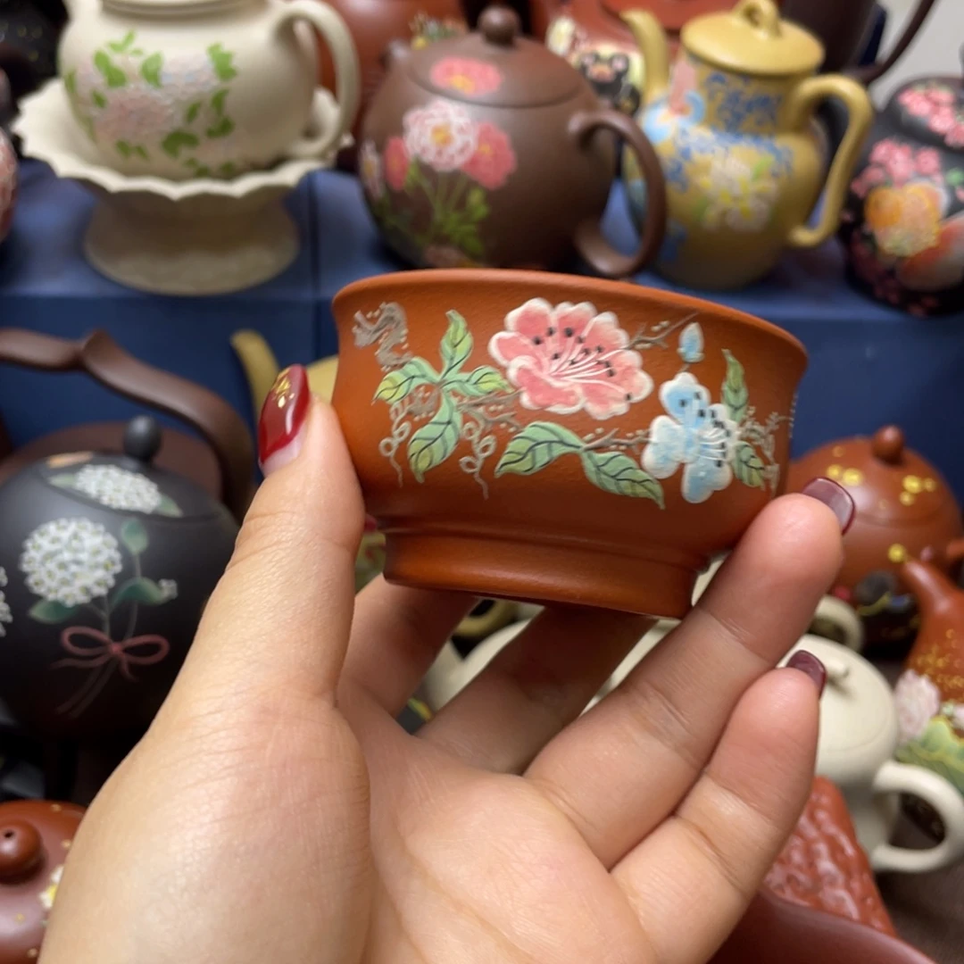 紫砂茶杯紫砂主人杯100cc