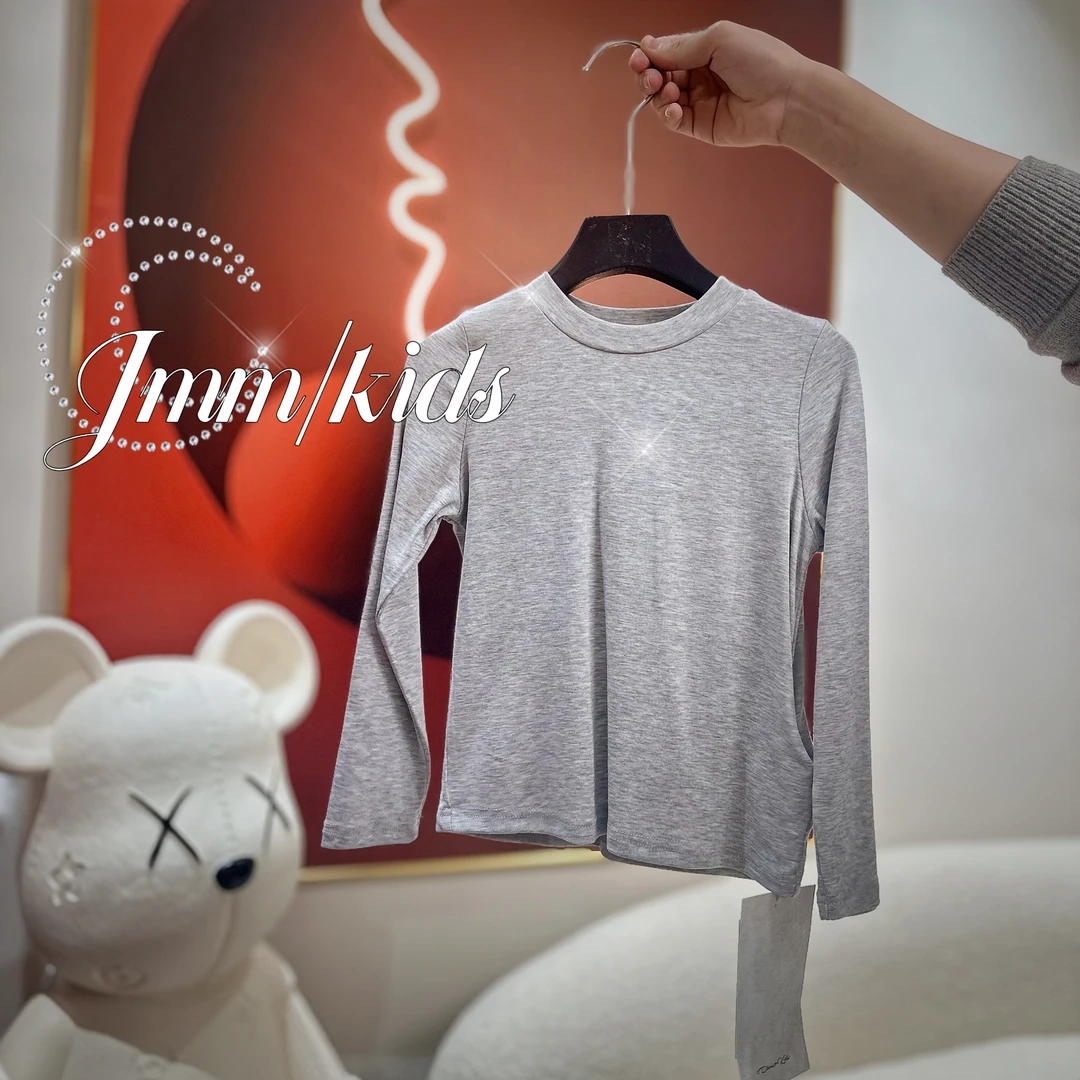 F126 F151绵混纺圆领长袖打底衫女秋冬百搭显瘦