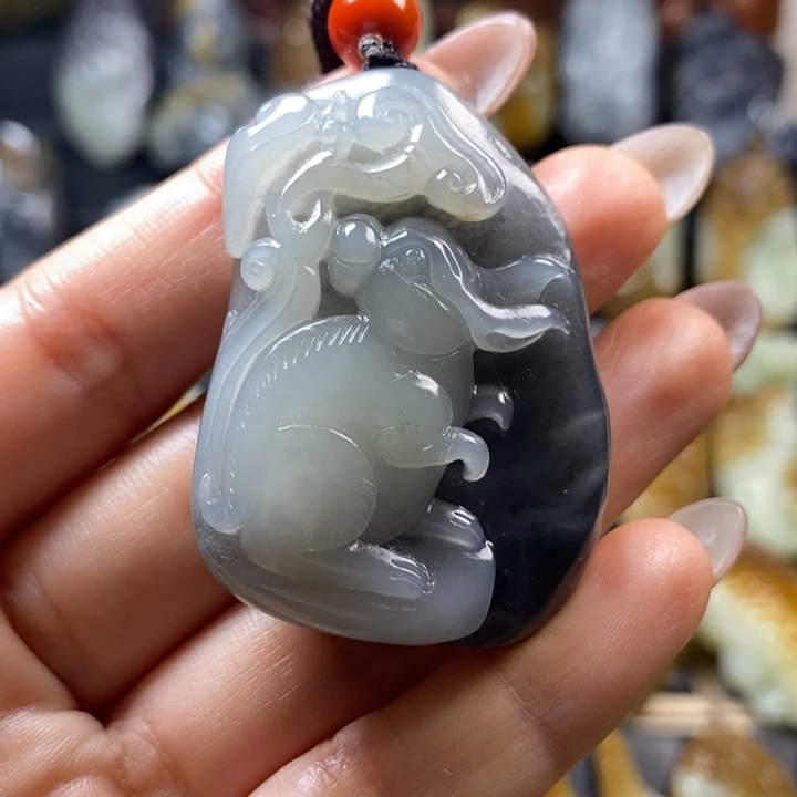 星***闪和田玉未镶嵌挂件