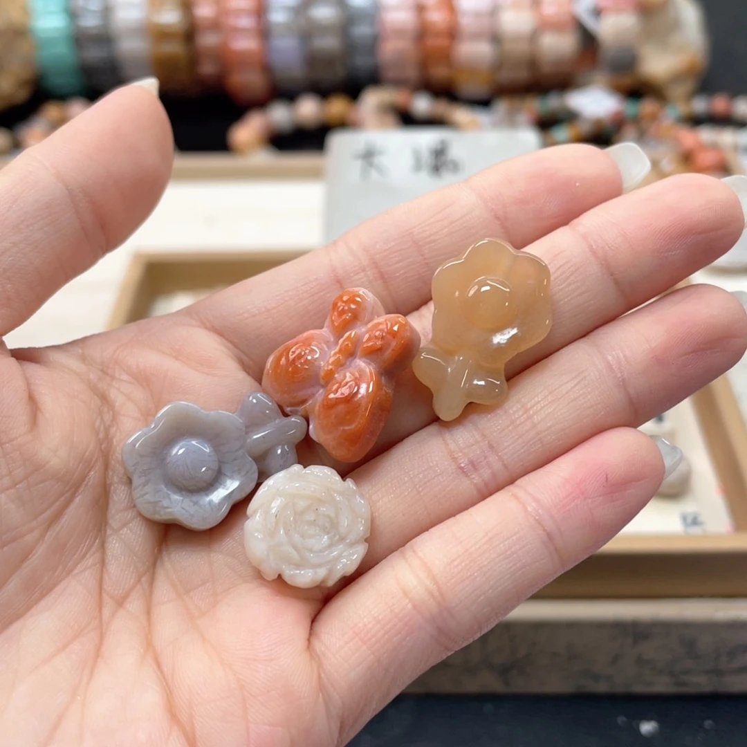 硅化珊瑚（珊瑚玉）手链未镶嵌刺*?039