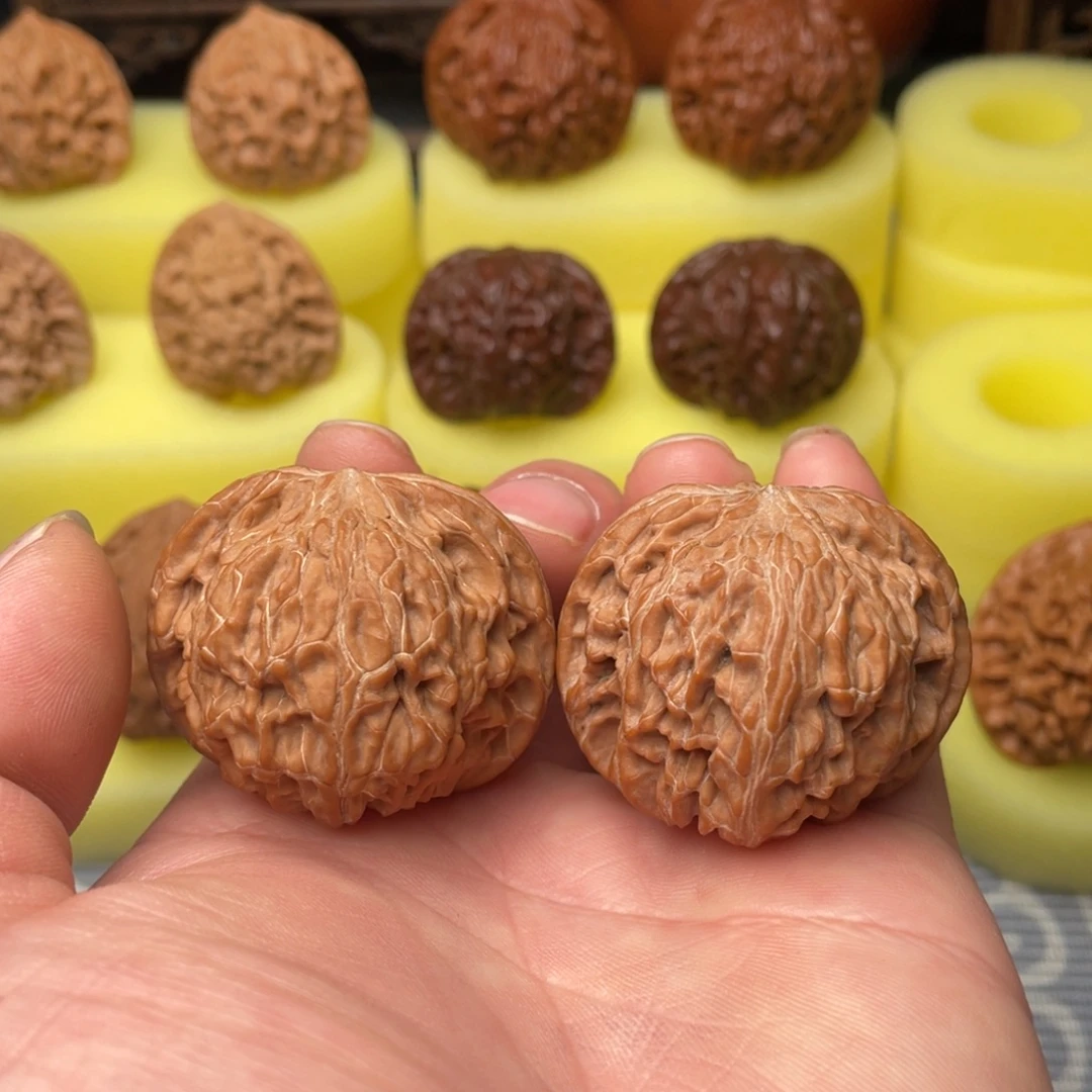 把件文玩核桃41全品磨盘编号157