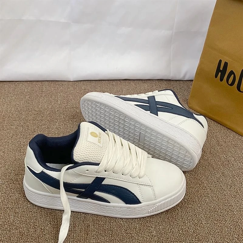 潮流轻运动板鞋系带情侣低帮透气板鞋潮鞋ins小众韩版休闲网红