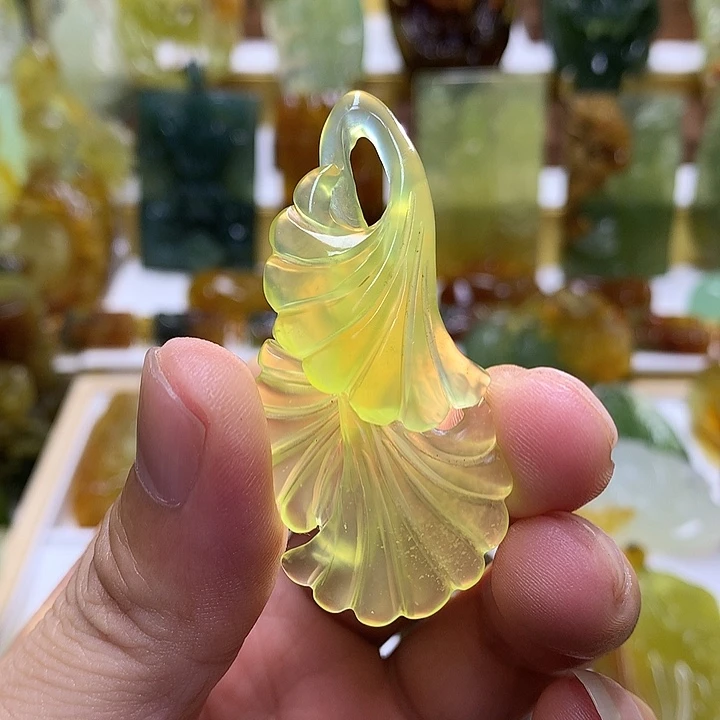 蛇纹石玉未镶嵌珠宝半成品