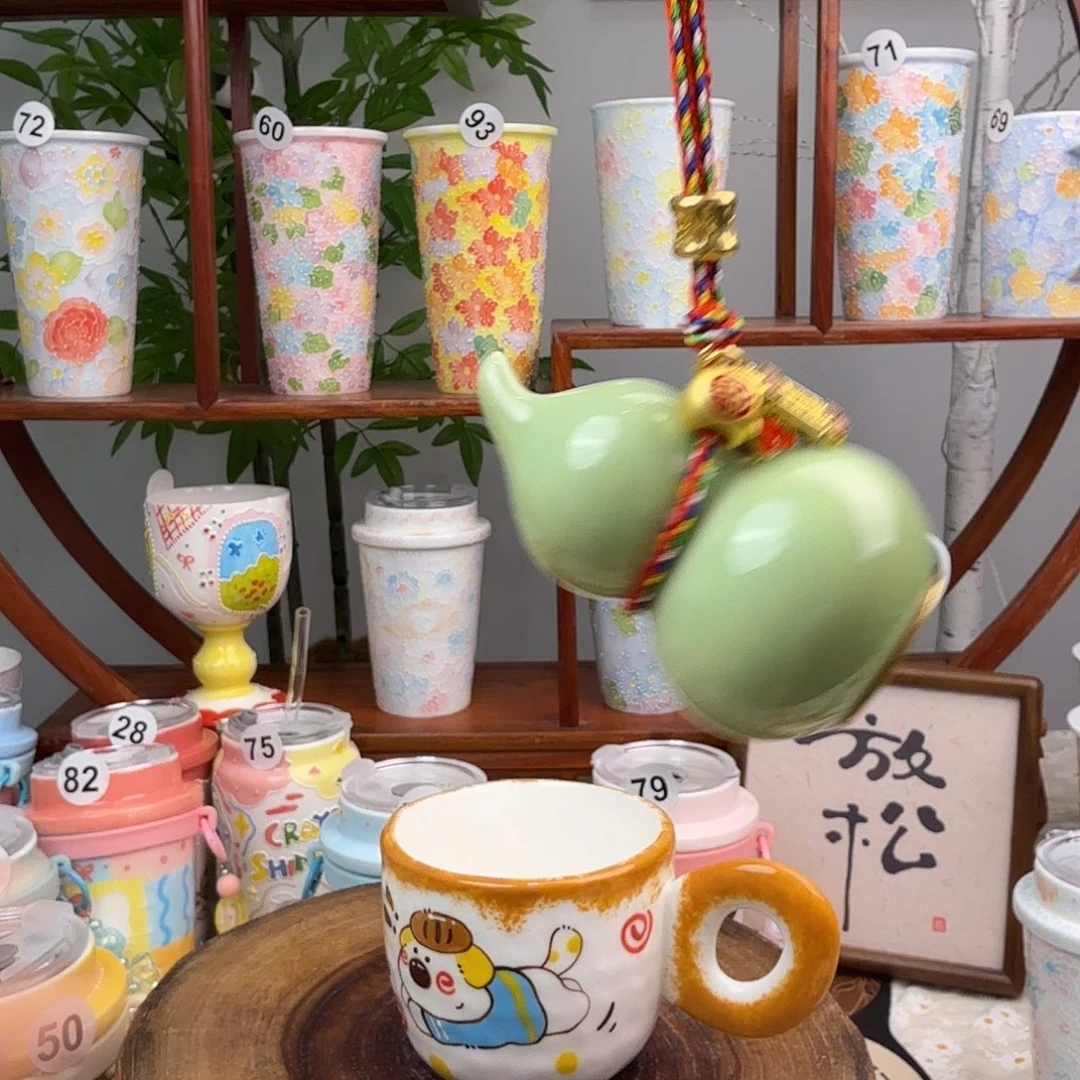 陶3景德镇手绘高温釉下彩