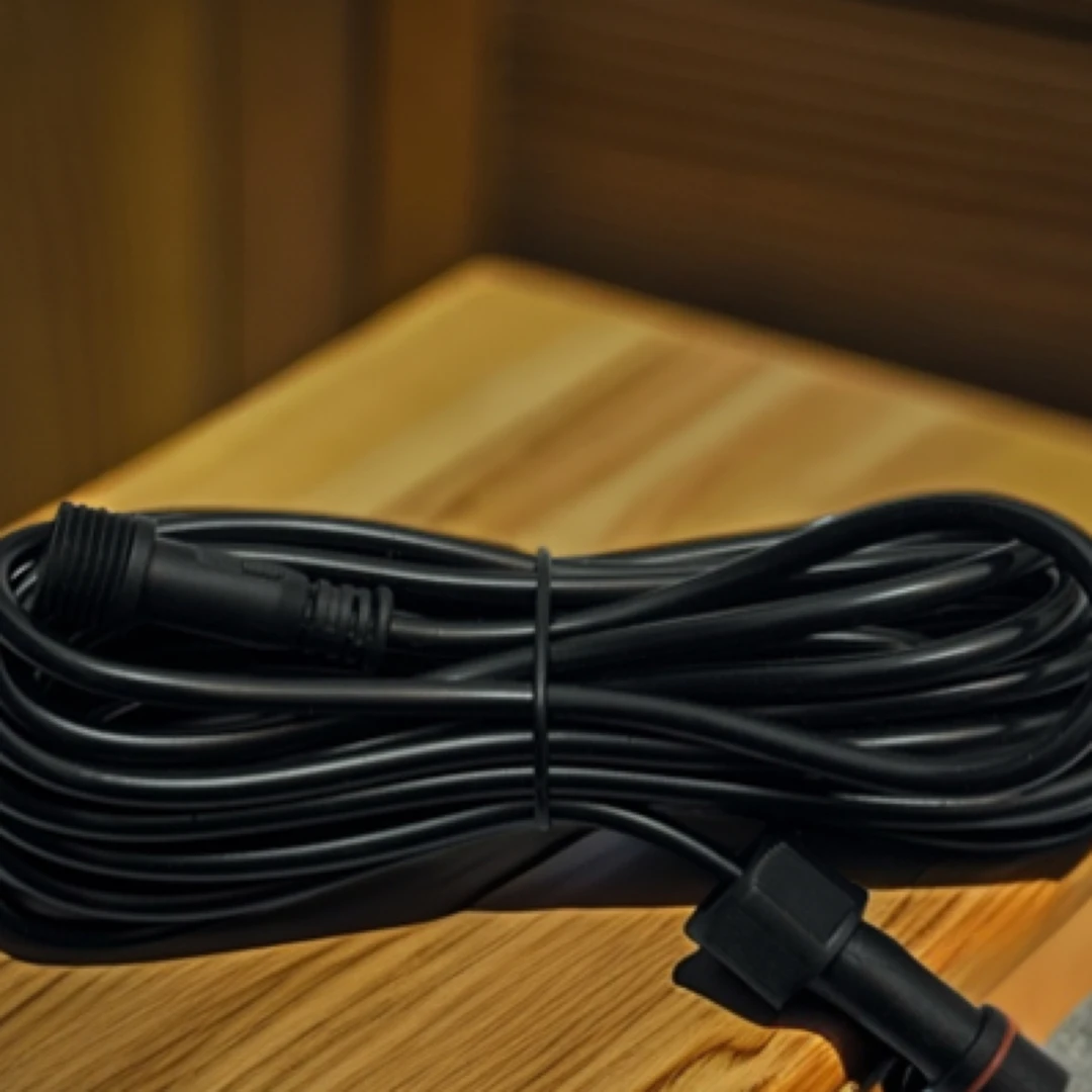 太阳能灯延长线路灯加长线双针线公母接口线快充双针头线防水防雷