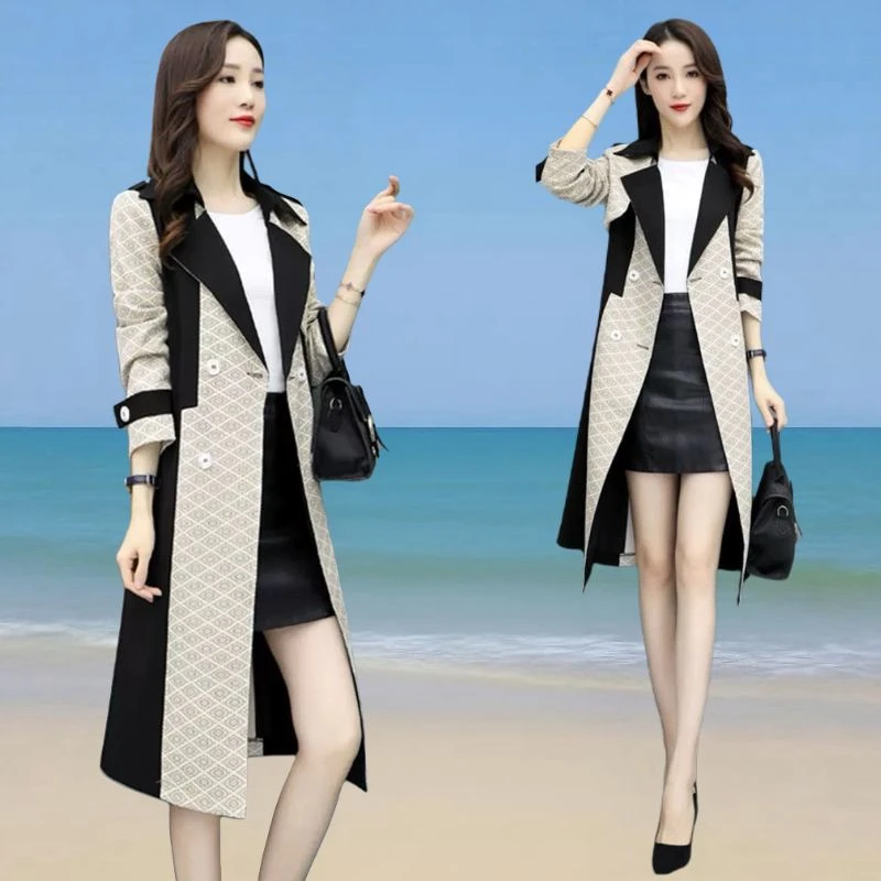 风衣女装2025秋天衣服秋季时尚气质女神范中长款英伦风大衣外套女