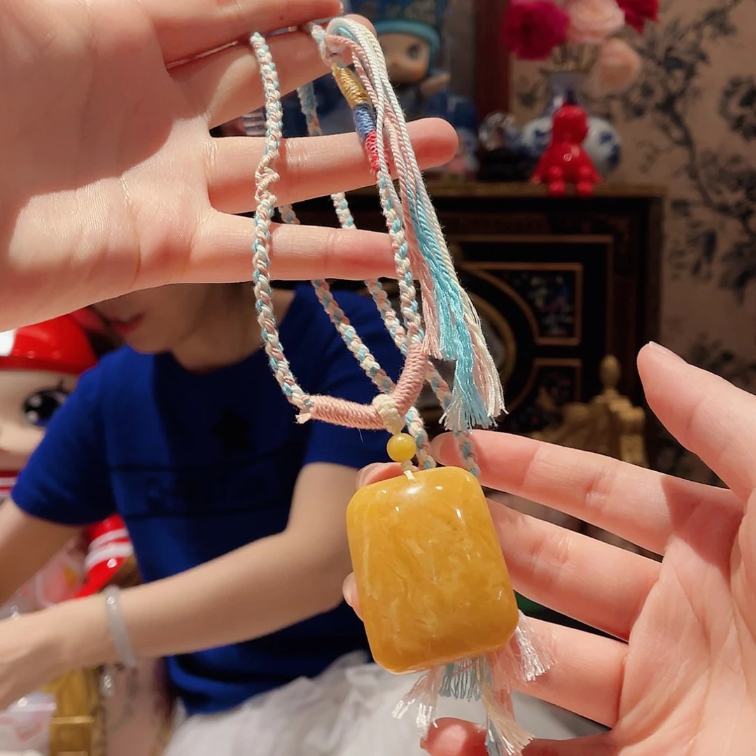 蜜蜡颈饰未镶嵌颈饰