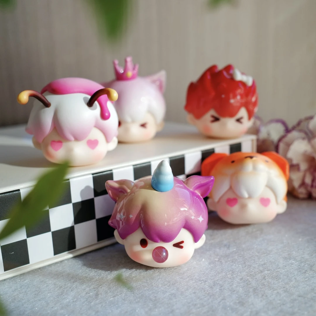 屁嘟嘟糖果头三代萌粒潮玩手办公仔可做钥匙扣