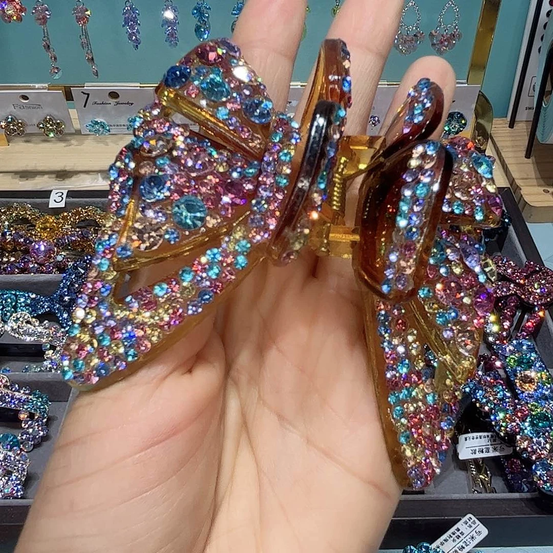 布艺铁合金耳钉女